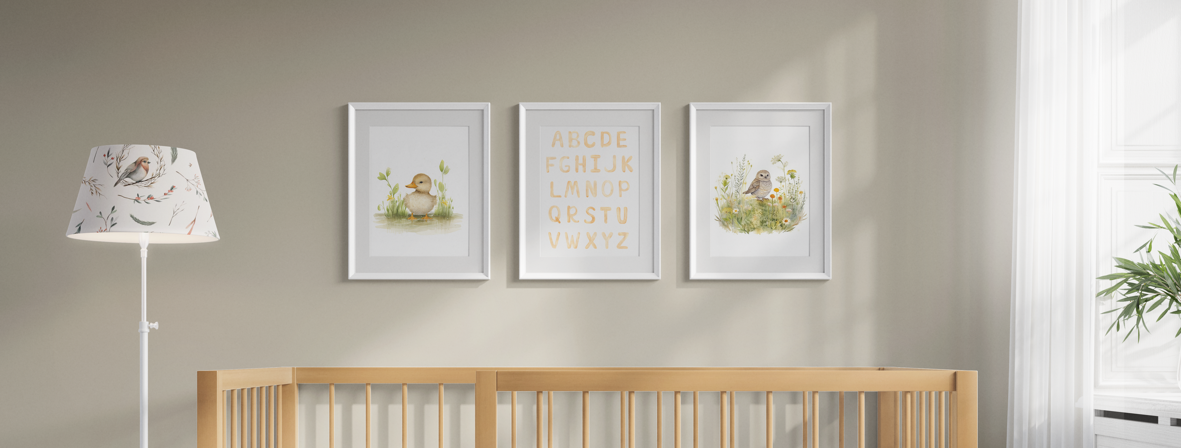 Woodland Friends: Whimsical Forest Animal Wall Art for Kids & Nurseries