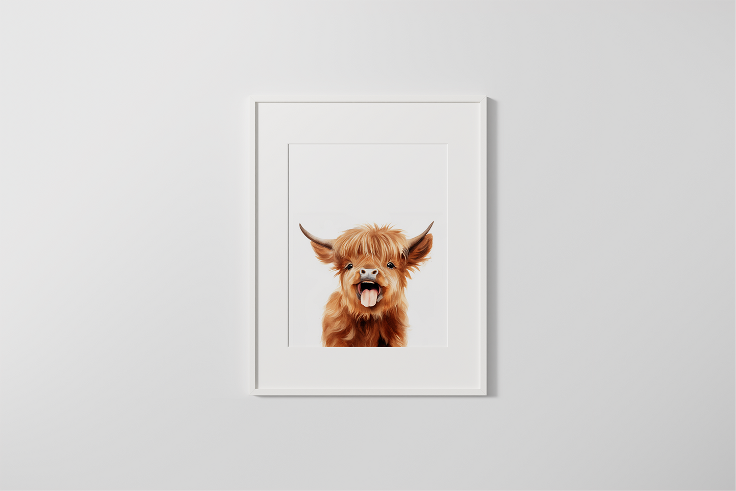 Cheeky Highland Cow