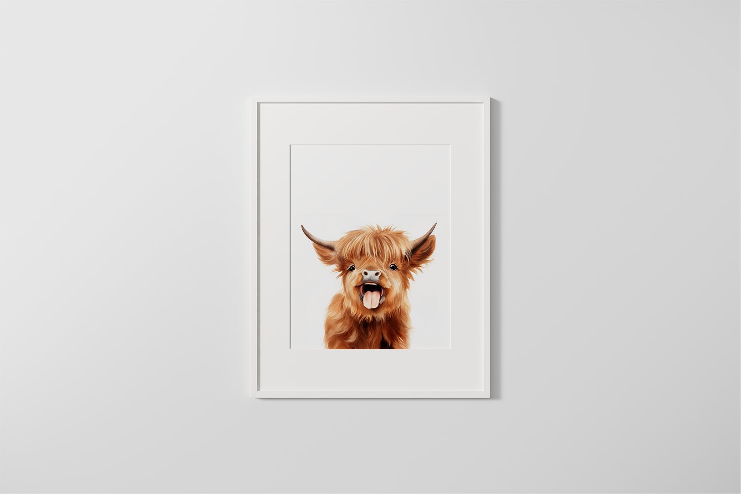 Cheeky Highland Cow