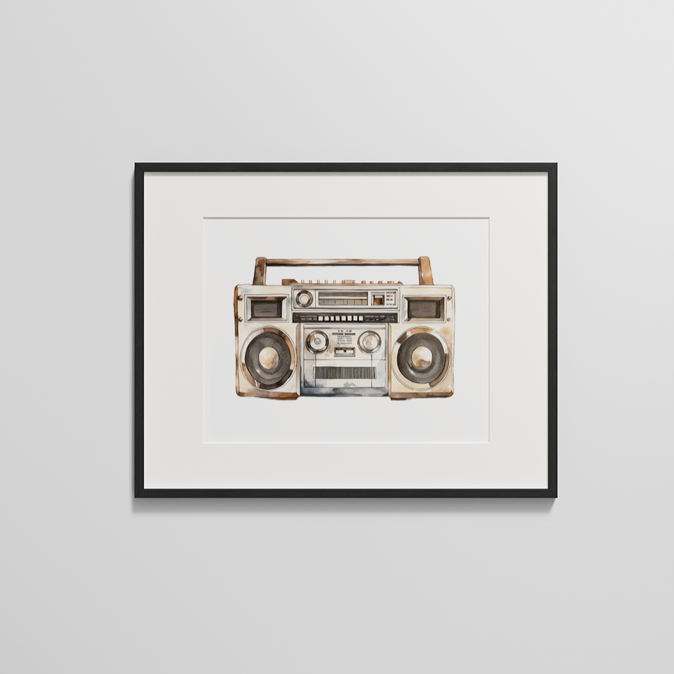 Retro Boombox