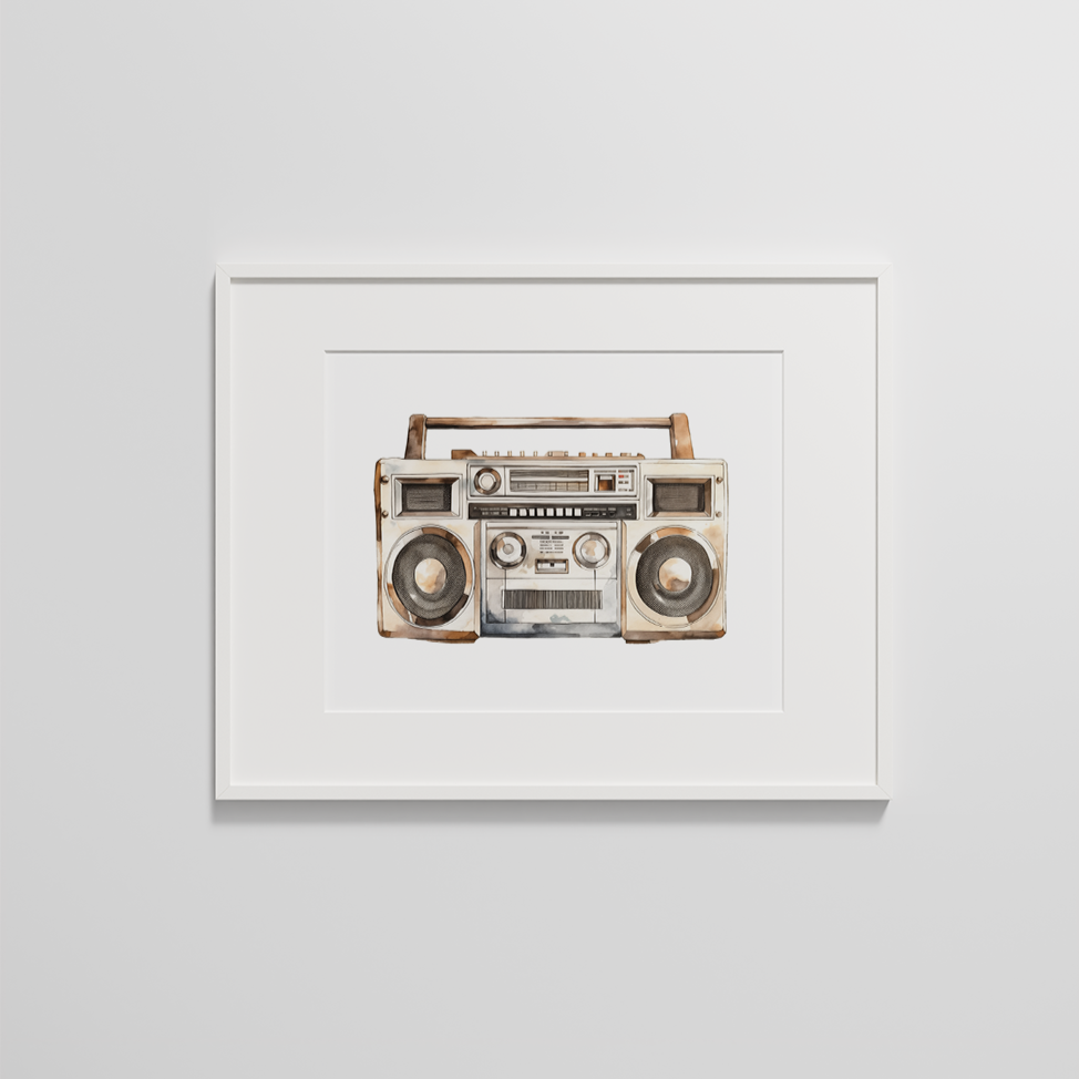 Retro Boombox