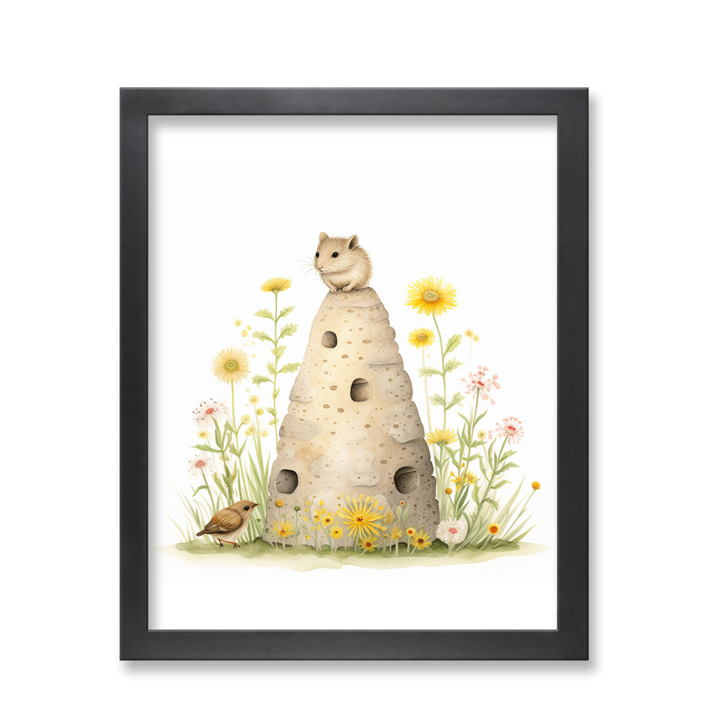Mouse on A Mole Hill