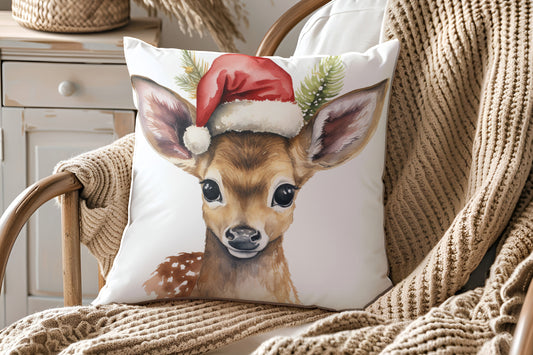 DEER SANTA PILLOW