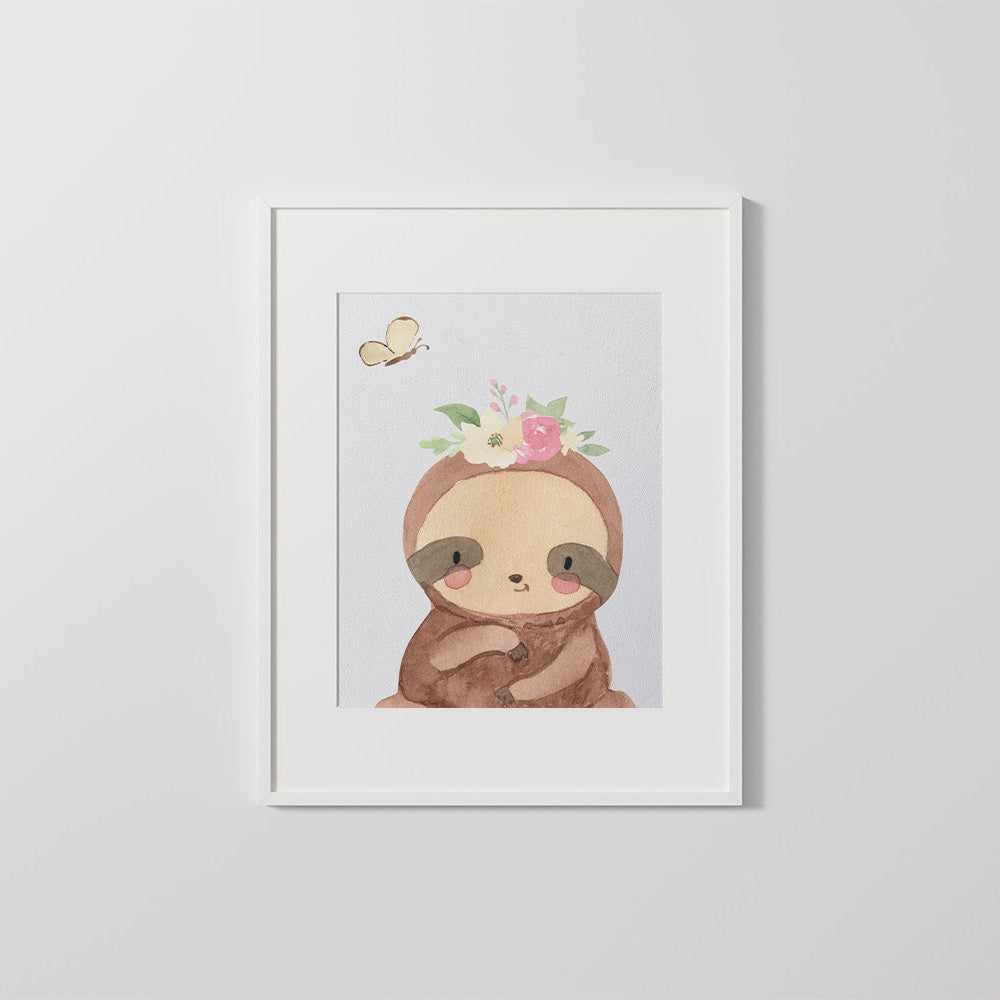 Princess Luna Blooms – Slothy Town Art Print